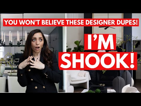These Designer Dupes from Amazon are Going to Blow Your Mind!  Home Tour + Tips & Tricks!