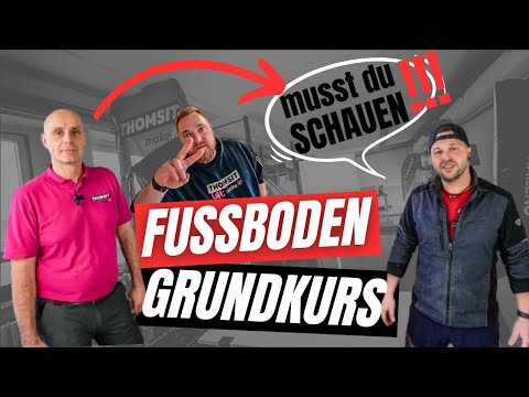 DAS gab es noch NIE 🤩 Der Fussboden-Grundkurs 🤙🏼