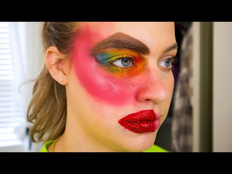 I Tried 100 LAYERS Of Makeup⁉️ *Stained for Life*