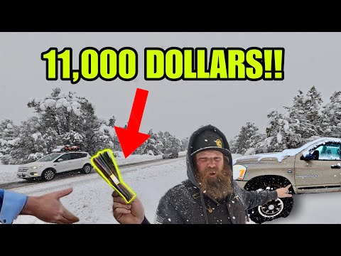 Did I Get Ripped Off..? Salvage Truck Rescues 30 People From A Blizzard!!