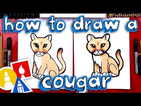 How To Draw A Cartoon Cougar