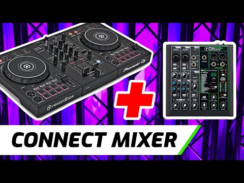 3 Ways To Connect DJ Controller To Audio Mixer (And WHY?)