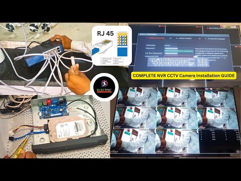 COMPLETE NVR CCTV Camera Installation GUIDE Step-by-Step Setup Full. NVR CCTV installation.