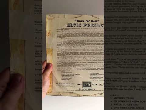 My oldest vinyl, 68 years old! #elvispresley #elvis #vinyl #physicalmedia #vinylcollection