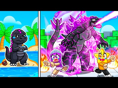 BIRTH To EVOLVED GODZILLA in Roblox Strongest Battlegrounds!