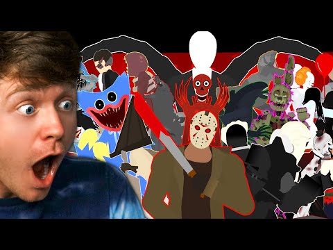 Reacting to HORROR BATTLE ROYALE!