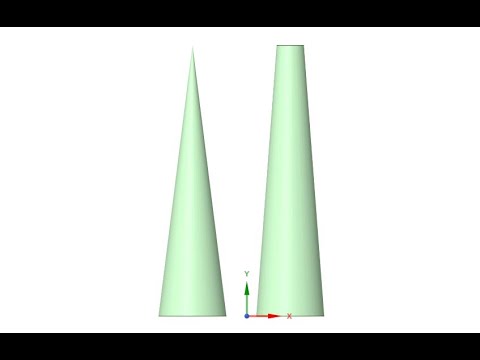 How to Create Conical Shapes (Cone) Using the Blend Tool in SpaceClaim