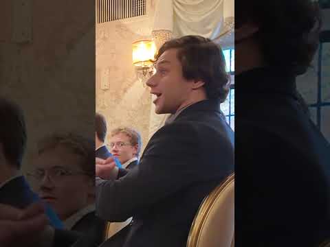 Me at a Morgan Stanley recruiting event (Full YT video live today!)