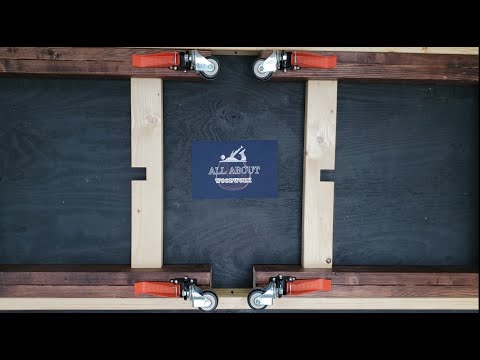 DIY   Folding Wall Mounted Workbench