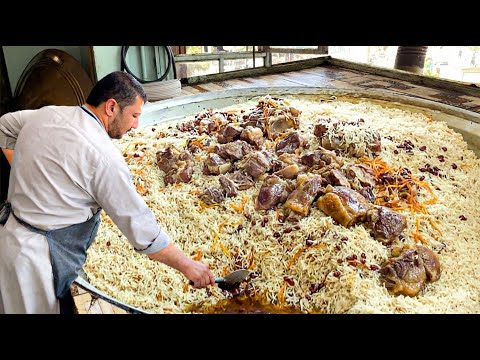 Legendary Kabuli Pulao | 100+ KG Pulao Made with 20+ KG of Authentic Meat | Full Recipe