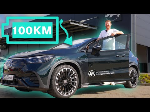 How much fuel does the Mercedes EQE SUV consume? 🔋