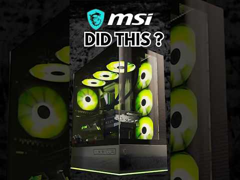 MSI Removed THIS From Their MAG Case! #MSI #pcgaming #argb