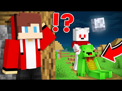 Why EVIL Carrie Wants to KILL JJ and Mikey at Night in Minecraft - Maizen