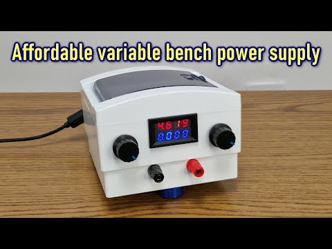 Affordable variable bench power supply - with external power source