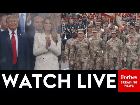 WATCH LIVE: President Trump Holds Military Parade For The US Army's 250th Birthday In Washington, DC