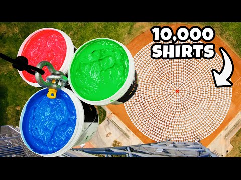 PAINT EXPLOSION Vs. 10,000 T-Shirts!