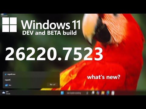 Windows 11 Dev/Beta Build 26220.7523 - What's New?
