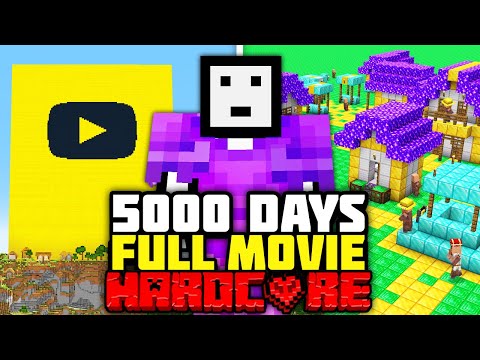 I Survived 5000 Days in Minecraft Hardcore! [FULL MINECRAFT MOVIE]