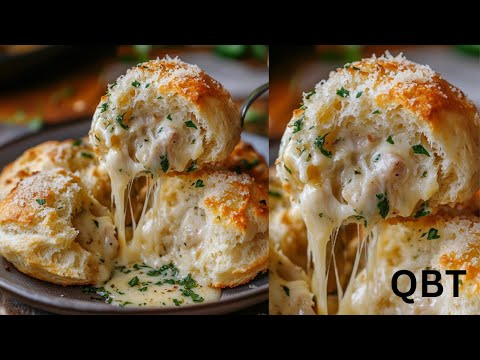 GARLIC PARMESAN CHICKEN BISCUIT BOMBS | Quick 30-Minute Meals
