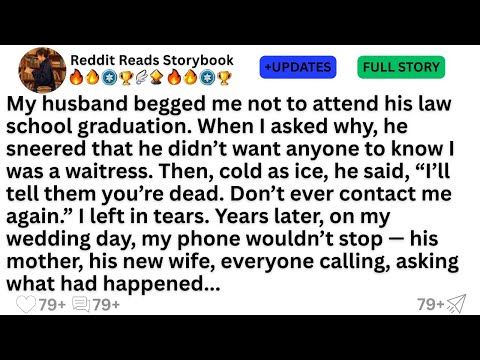 My husband begged me not to attend his law school graduation. When I asked why, he sneered that...