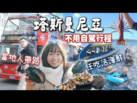 【2024塔斯曼尼亞旅遊❌不開車❌】當地人教你不自駕行程安排💡 任吃頂級海鮮團🦞 即場潛水捉鮑魚海膽 |【potatofishyu】