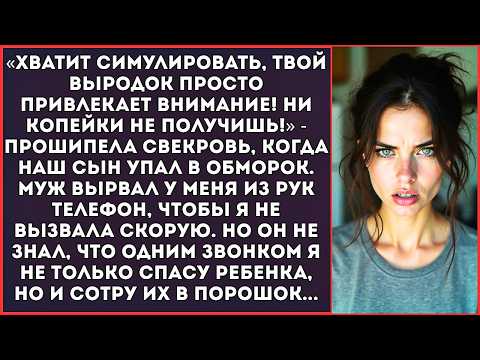 «Раз родила урода, сама и лечи! Денег не дам!» — рявкнул муж, когда сын начал задыхаться.