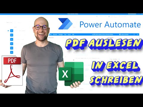 [ POWER AUTOMATE DESKTOP ] [ TUTORIAL ] Informationen aus PDF Rechnung in EXCEL schreiben