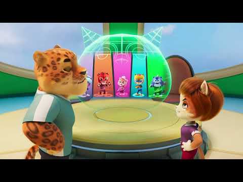 Супер Мяу 🐾 БОЛЬШОЙ СБОРНИК ВСЕ СЕРИИ ПОДРЯД -  мультфильм для детей о команде супергероев - часть 3