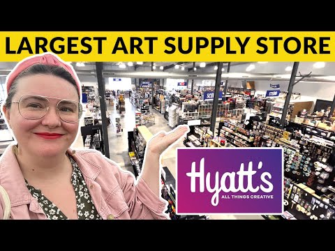 I went to the LARGEST ART SUPPLY STORE in America (and here's what I got!)
