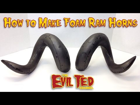 How to Make Foam Ram Horns