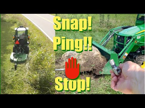 John Deere 1025R: Snap, Ping, STOP!