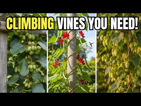Top 10 Perennial Edible Climbing Vines For Small Vertical Gardens