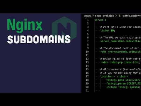 Configuring subdomains on Nginx