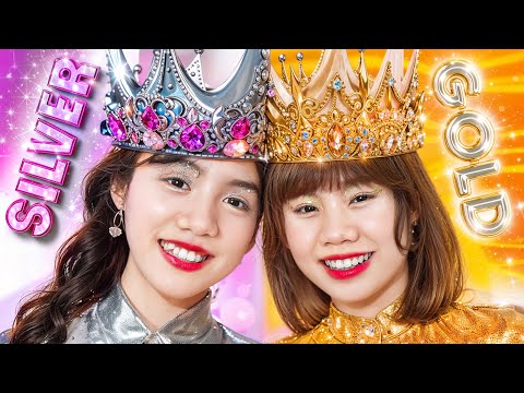 Gold Sister Vs Silver Sister At Dress To Impress Contest!