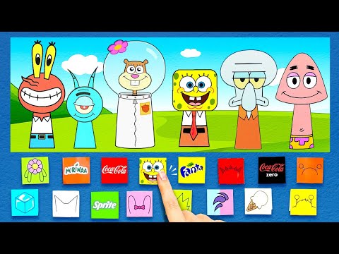 I Pressed Sponge Bob Button In Sprunki ⭐🌊 *Cool Paper Gamebooks With Your Fav Characters*