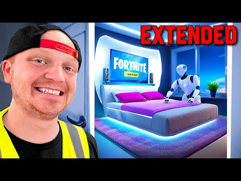 I Built My Futuristic Bedroom - Extended