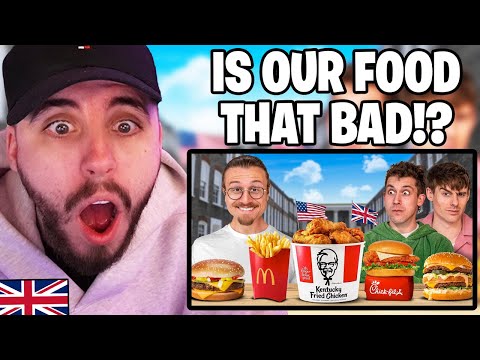Brit Reacts to US vs UK Fast Food