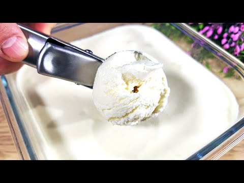 Only 3 ingredients! I make real ice cream in 5 minutes! A quick and delicious dessert recipe!