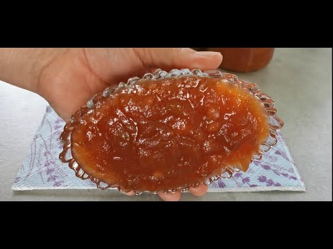 Густой яблочный джем (повидло)