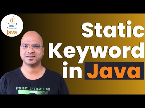 #4.6 Java Tutorial | Static Keyword