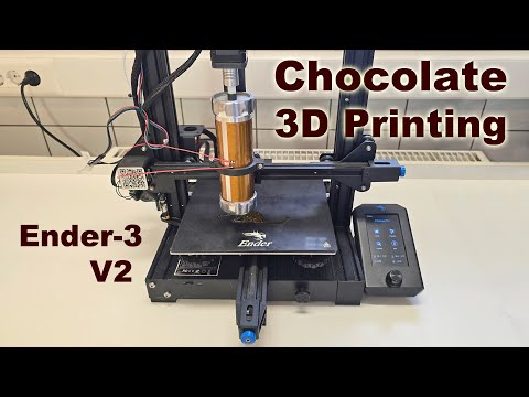 Chocolate 3D Printing on an Ender-3 V2 – DIY Experiment