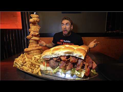 THE BIGGEST BURGER CHALLENGE IN LAS VEGAS THATS BEEN FAILED OVER 50 TIMES | Joel Hansen