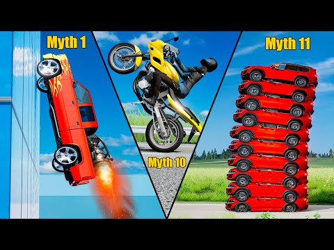 Crazy Car Myths Tested #2 in BeamNG Drive!
