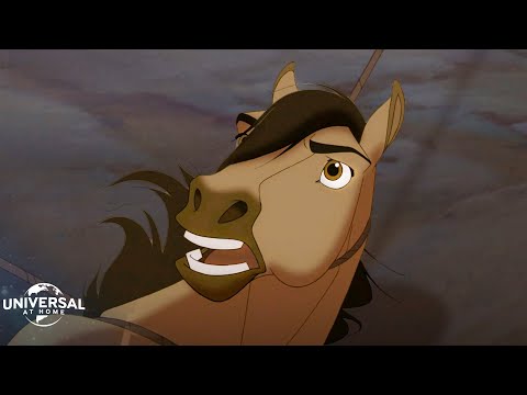 Spirit: Stallion of the Cimarron (Matt Damon) | The Capture of Spirit | Extended Preview