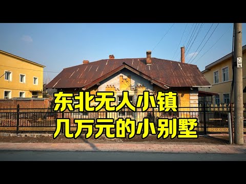揭秘东北无人小镇，当年非常发达，如今消费极低，小别墅基本白给