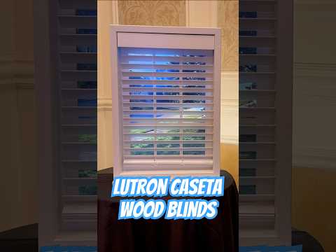 Lutron Caseta now has smart wood blinds! โ๏ธ #smarthome #interiordesign