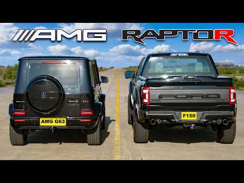 Ford F-150 Raptor R v AMG G63: DRAG RACE