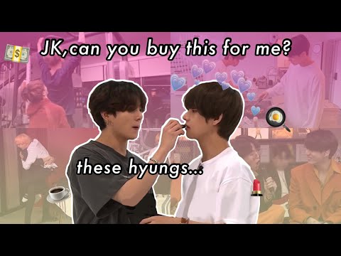 Jungkook acting like the hyung of BTS | "Jungkook-ah~, can you buy this for me?"