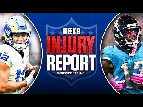NFL Week 9 Injury Report: Puka Nacua is BACK! Travis Hunter (knee) placed on IR & MORE