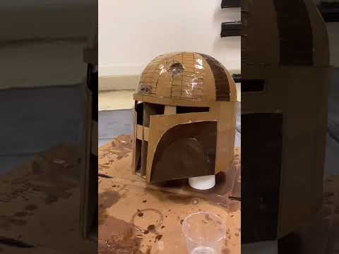 Cardboard Boba Fett Helmet!